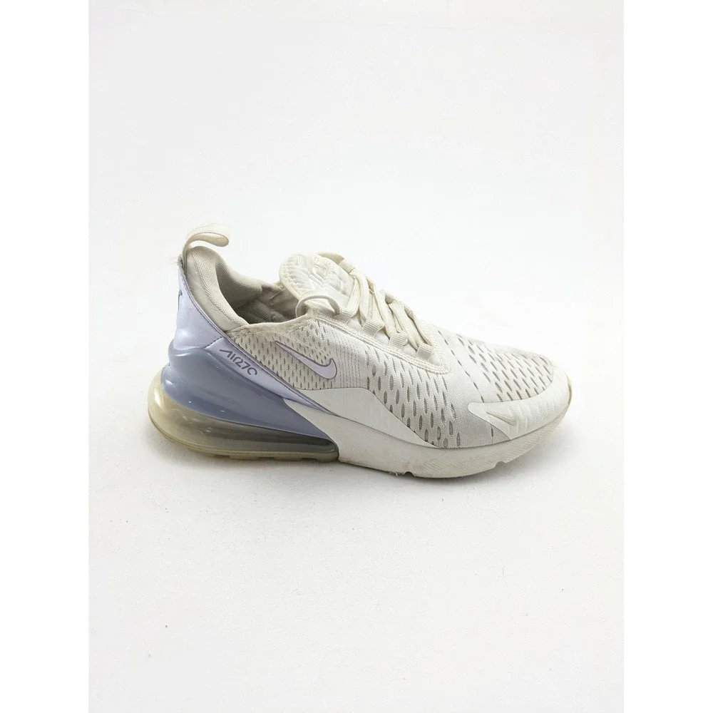 Womens Nike Air Max 270 Sail Oxygen Purple Running Shoes FB2934-100 Size 7
